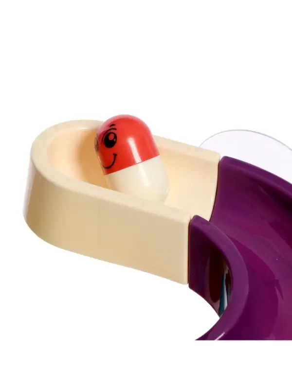 Трек для игры в ванной &laquo;Утиная горка&raquo;, на присосках, крепится на стену