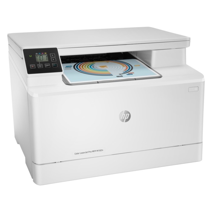 МФУ, лаз цв печать HP LaserJet Pro M182N, 600x600 dpi, 16 стр/мин(цв/чб), А4, белый МФУ, лаз цв печать HP LaserJet Pro M182N, 600x600 dpi, 16 стр/мин(цв/чб), А4, белый
