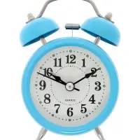 Часы - будильник настольные "Классика", дискретный ход, 12 х 8.5 см, АА, голубые Часы - будильник настольные "Классика", дискретный ход, 12 х 8.5 см, АА, голубые