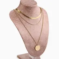 Бюст для украшений QF, 16&times;11&times;21 см, розовый