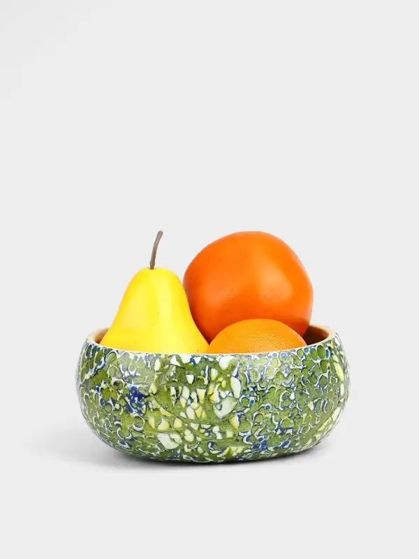 Ваза для фруктов, 15&times;15&times;6 см, бамбук