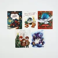 Мини-открытка новогодняя, набор 35 шт. &laquo;Волшебство&raquo;, 8&times;10 см