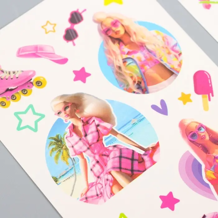 Переводные татуировки детские «Кукла», 2 листа, тату — 28 шт.