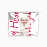 Воздушные шары фольгированные 18" сердце"Мое сердце, металлик", набор 5 штук