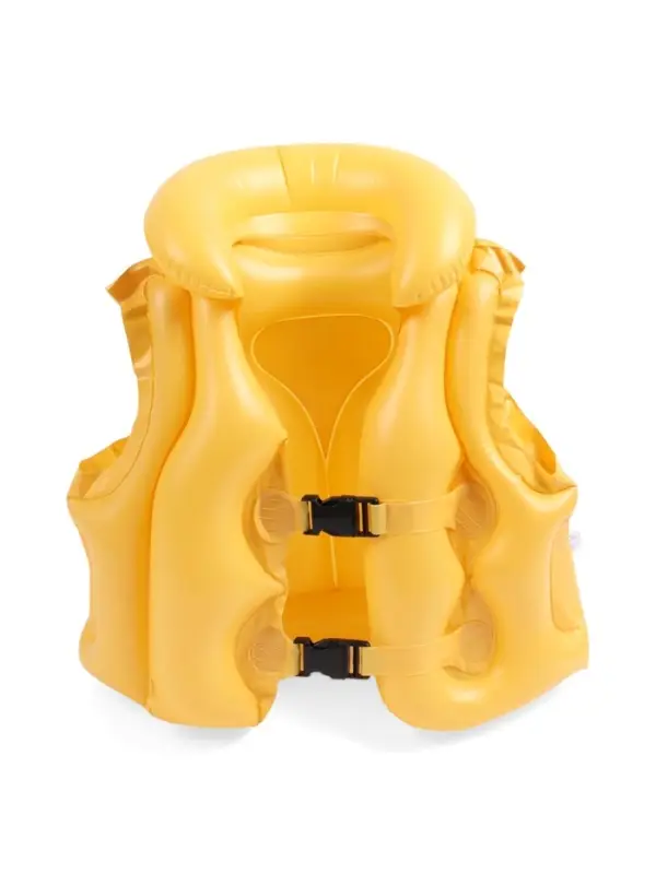 Жилет для плавания, размер S, цвет желтый