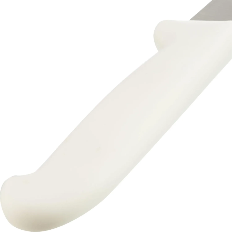 Нож разделочный  лез 150 мм  толщ 2 мм  3Cr13  белая пластиковая ручка