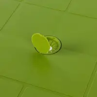 Стол квадратный, 80&times;80&times;74 см, пластиковый, зелёный