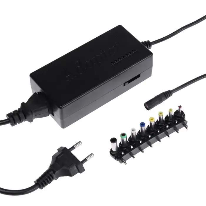 Универсальное зарядное устройство для ноутбука Luazon ZU10, 120 Вт, 8 переходников