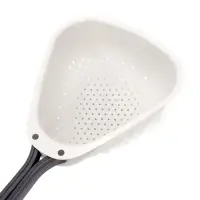 Дуршлаг - сито &laquo;Просеиватель&raquo;, со складными ручками, 23&times;19.5&times;9.5 см, пластик, молочный