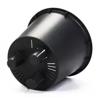 Кашпо со вставкой 1,9 л d18 см h16,5 см МИКРИТ серый слайн