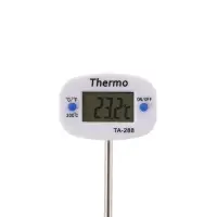 Термометр (термощуп) кухонный Luazon TA-288, максимальная температура 300 °C, от LR44, белый