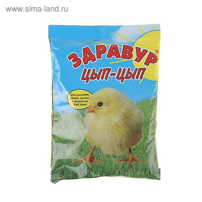 Премикс Здравур  Премикс Здравур "Цып-Цып" для цыплят, минеральная добавка, 250 гр,