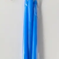 Набор свечей античных 25 см, 3 шт., 58 г, 7 ч, синий