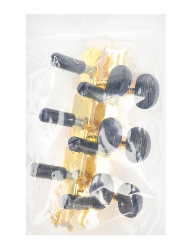 Комплект колковой механики Music Life черный с золотым Комплект колковой механики Music Life черный с золотым