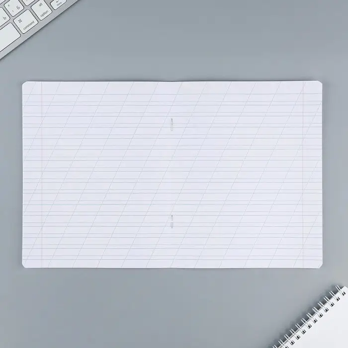 Тетрадь 12 листов в косую линейку, А5, на скрепке, блок №1 &laquo;Пушистые питомцы&raquo; МИКС