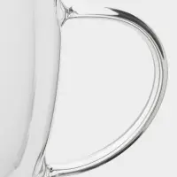 Набор кружек с двойными стенками Magistro Doppio vetro, 350 мл, 2 шт., 13&times;11 см, стекло, прозрачный