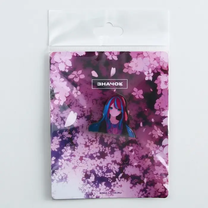 Значок деревянный «Девушка в цветах», аниме , 3,3 х 2,8 см Значок деревянный «Девушка в цветах», аниме , 3,3 х 2,8 см