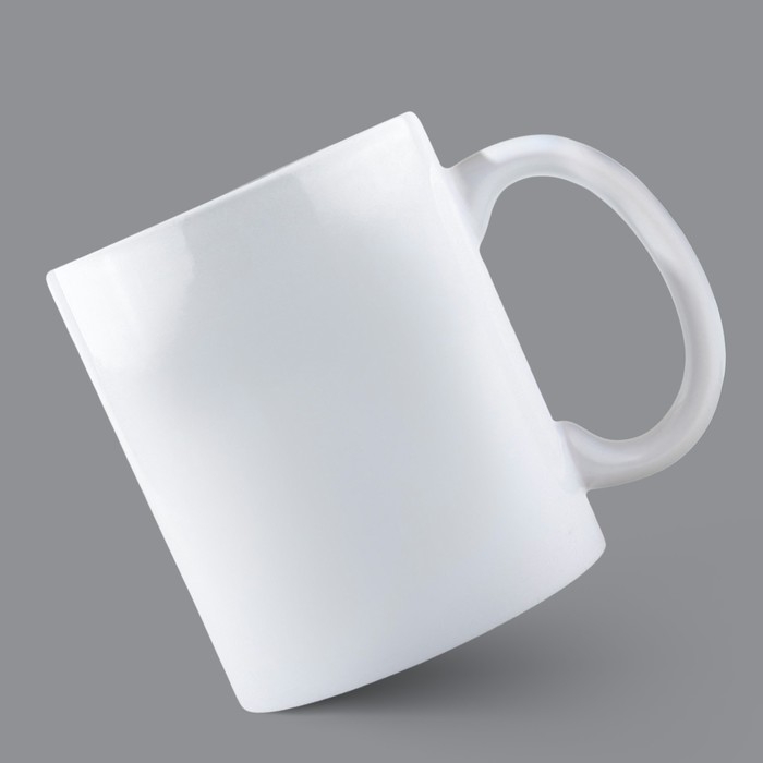 Кружка керамическая «Планы», 320 мл, цвет белый