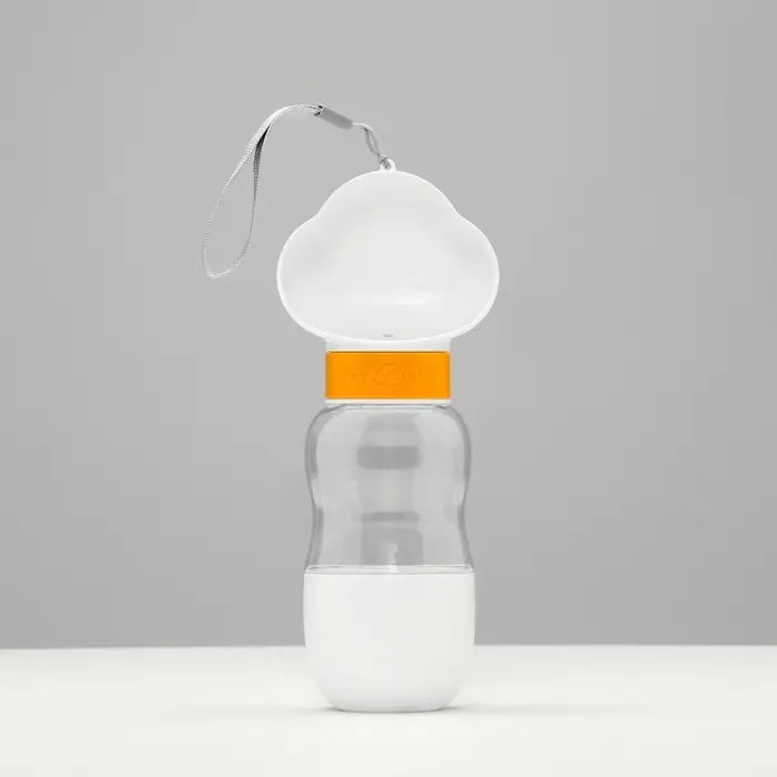 Поилка прогулочная, 585 мл, жёлтая