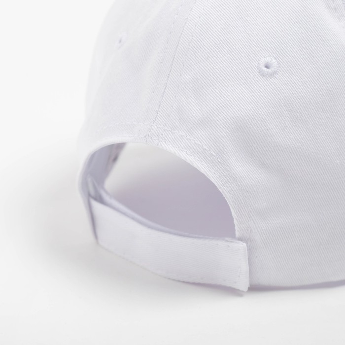 Кепка мужская однотонная MINAKU цвет белый, р-р 58 Кепка мужская однотонная MINAKU цвет белый, р-р 58