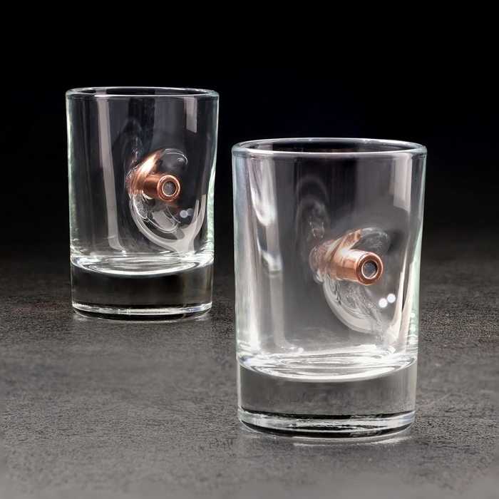 Стопки Стопки "Непробиваемые. ВКС", 2 шт, эмблема, 50 мл