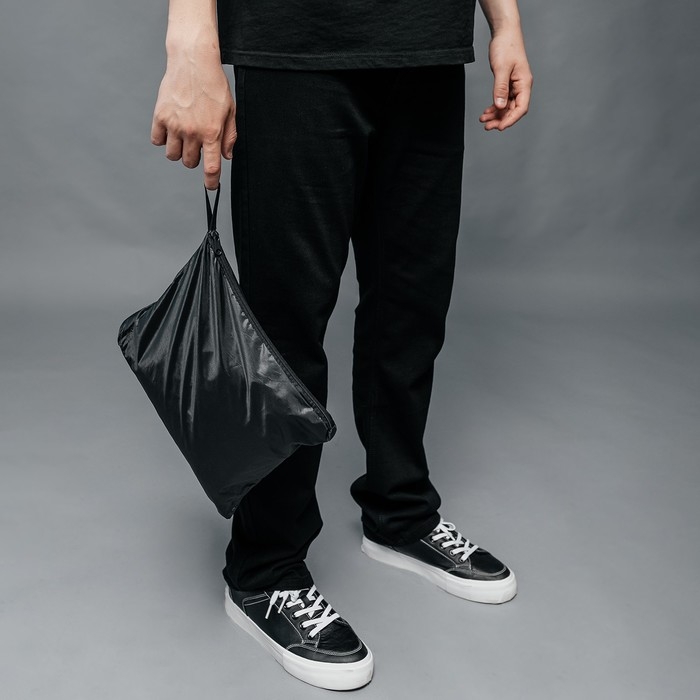 Дождевик взрослый мужской плащ DANGER, на молнии, размер 50-54, цвет чёрный Дождевик взрослый мужской плащ DANGER, на молнии, размер 50-54, цвет чёрный