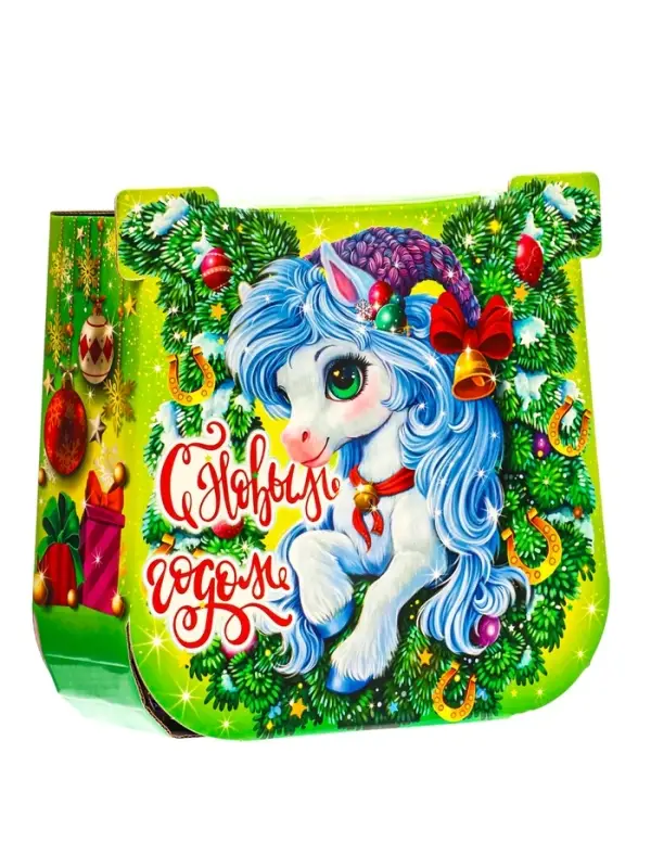 Подарок в картонной упаковке ПОДКОВА ЗЕЛЕНАЯ 1000 гр