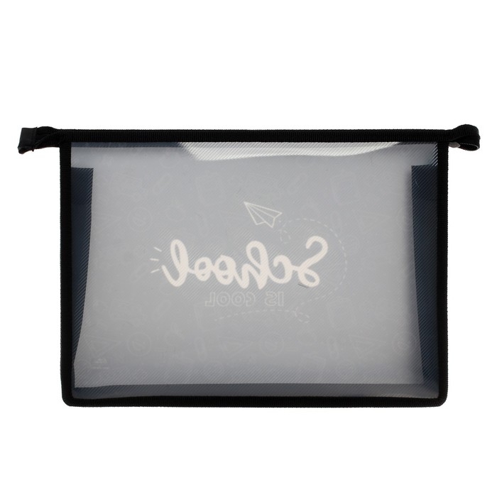 Папка для тетрадей А4, 325 х 230 х 55 мм, молния сверху, пластиковая, ПМ-А4-29 Calligrata School