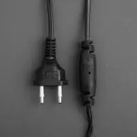Гирлянда &laquo;Нить&raquo; 20 м с насадками &laquo;Шарики 1.5 см&raquo;, IP44, тёмная нить, 200 LED, свечение мульти (RG/RB), мигание, 220 В