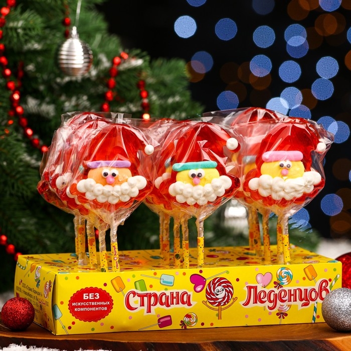 Карамель на палочке «Дед Мороз», 50 г Карамель на палочке «Дед Мороз», 50 г