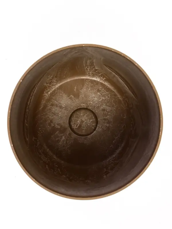 Кашпо со вставкой 1 л d15 см h14см МИКРИТ бежевый слайн