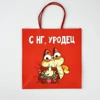 Набор пакетов подарочных &laquo;Новогодний праздник&raquo; 5 шт., 22&times;22&times;11 см