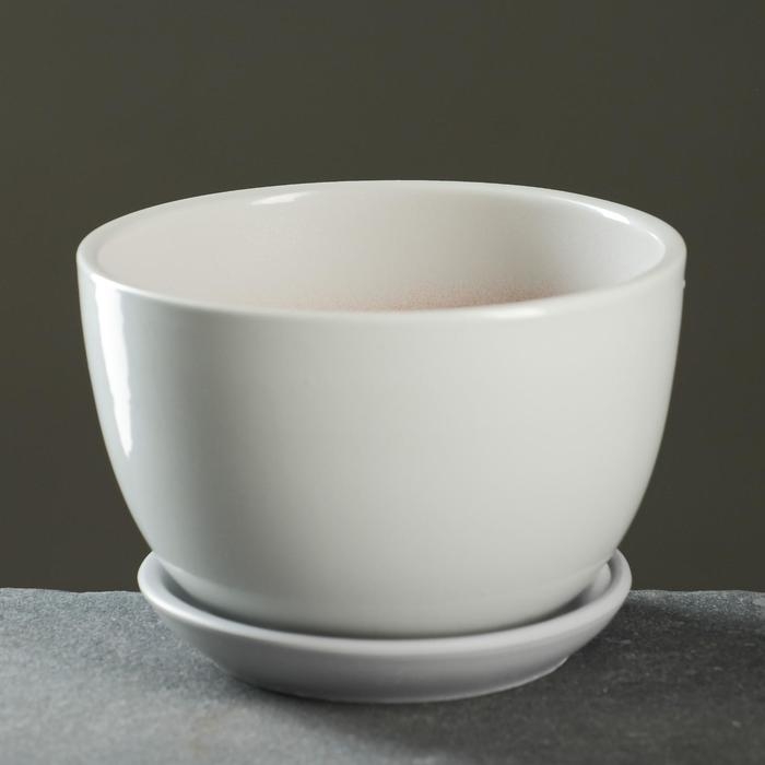 Горшок цветочный Горшок цветочный "Серый" 0,75л