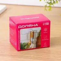 Держатель - крючок для кухонных принадлежностей Доляна Hold, пластик, белый