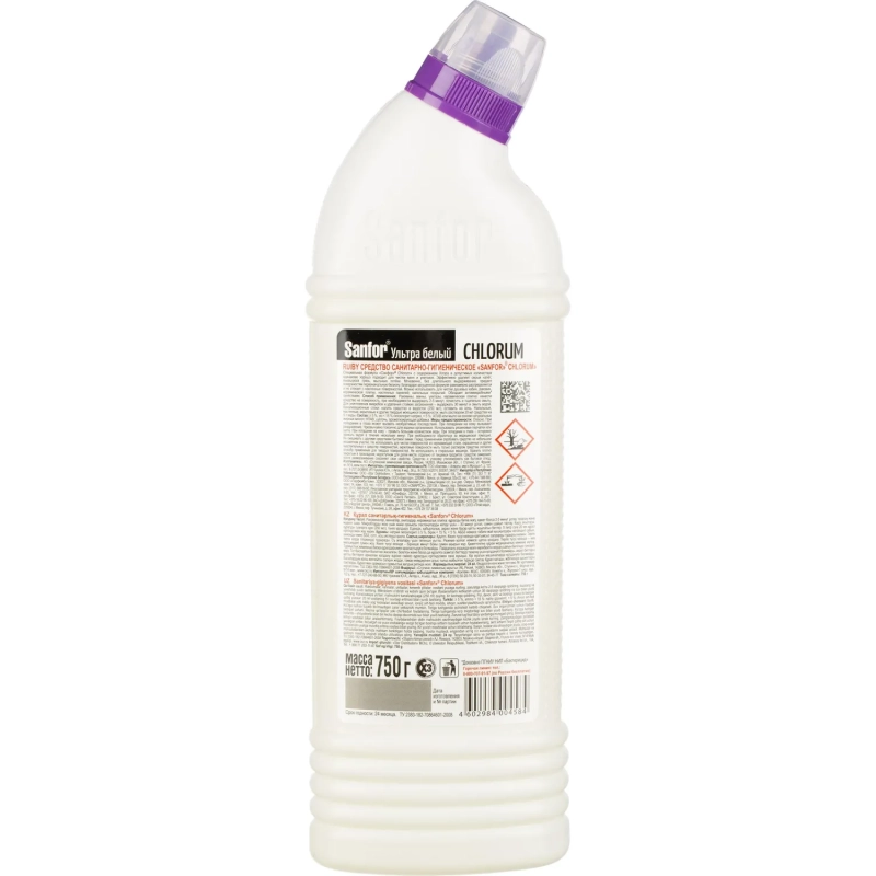 Средство для сантехники Sanfor Chlorum 750гр