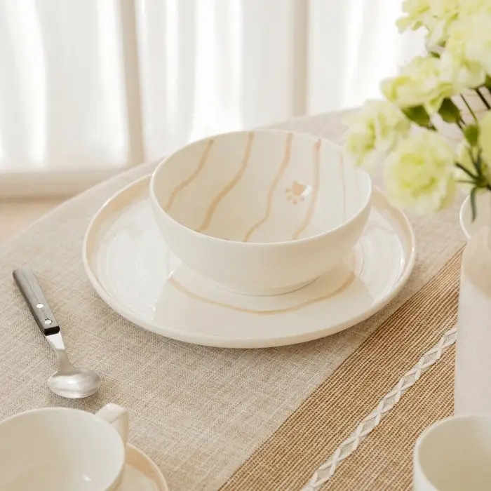 Салатники SL Home &laquo;Гатто&raquo;, 1.1 л, d=18.5 см, набор 2 шт., фарфор, белые