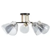 Светильник потолочный BayerLux &laquo;Клео&raquo;, люстра 5хЕ27, 40 Вт, чёрный, 62&times;62&times;24 см