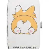 Набор маникюрный CORGI, 7 предметов, PVC-чехол, разноцветный