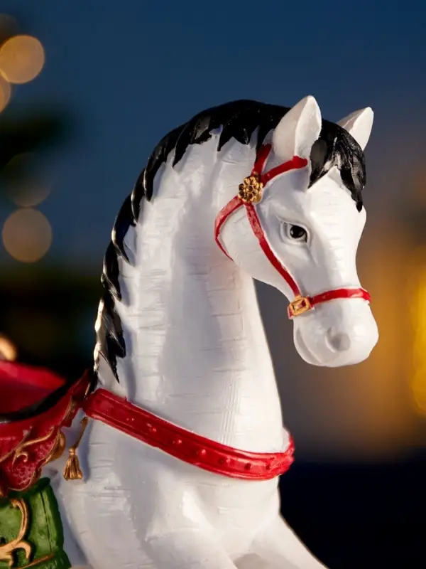 Фигура светодиодная "Лошадка" 19х6 см, 4 LED, LR41x3 (в компл), МУЛЬТИ