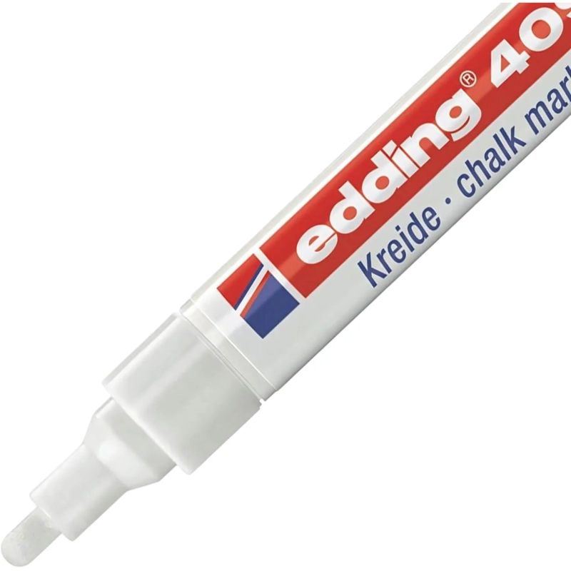 Маркер меловой Edding E-4095 chalk marker белый_049