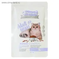 Влажный корм Chammy Premium для домашних кошек, склонных к полноте, индейка, 85 г Влажный корм Chammy Premium для домашних кошек, склонных к полноте, индейка, 85 г