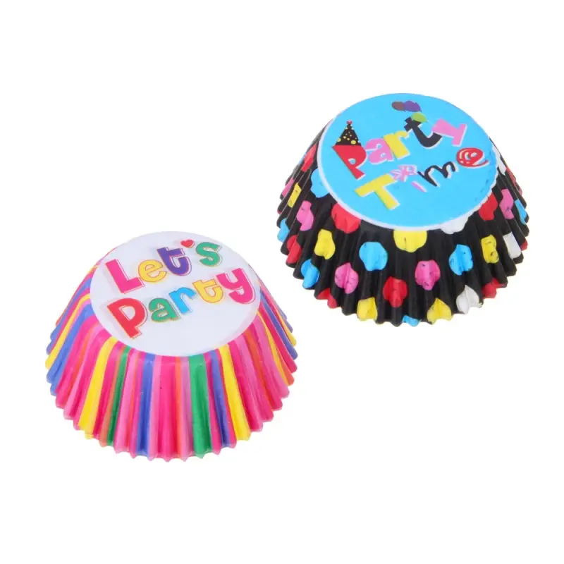 Набор формочек для кап-кейков тм VETTA, 5,5х3х7см, пергамент, 2 дизайна, 48шт