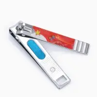 Кусачки книпсер педикюрные, с пилкой, 8 см, в коробке, МИКС