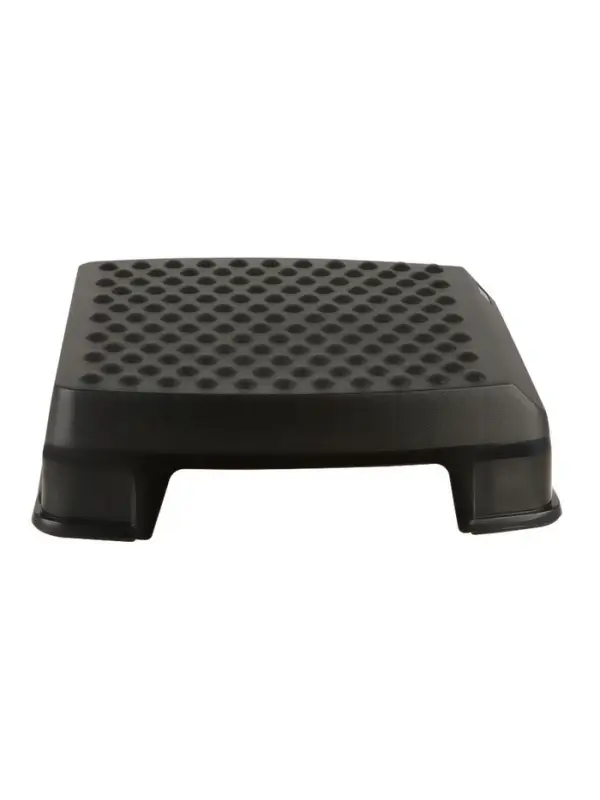 Подставка для ног, Стамм, 34.3&times;10.5&times;44.7 см, рельефная поверхность, черная
