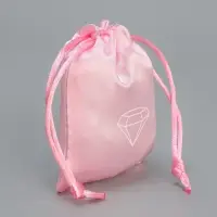 Мешочек подарочный атласный &laquo;Кристальные чувства&raquo;, 7 х 9 см +/- 1.5 см