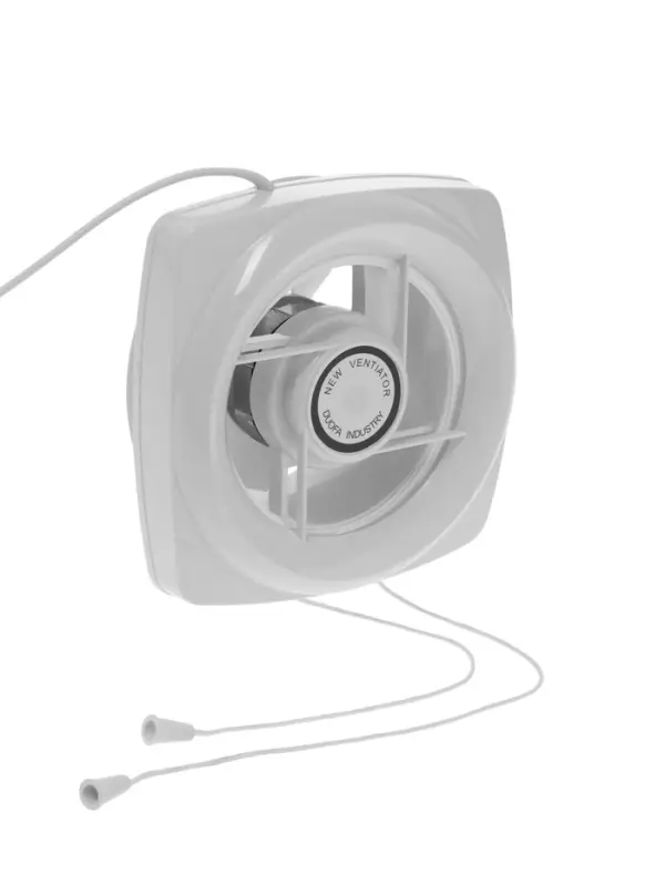 Вентилятор вытяжной ZEIN LOF-05, d=110 мм, 220 В, 20 Вт, с жалюзи, провод