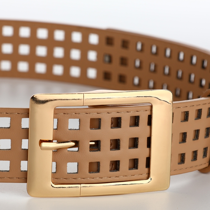 Ремень женский, ширина 4 см, цвет бежевый Ремень женский, ширина 4 см, цвет бежевый