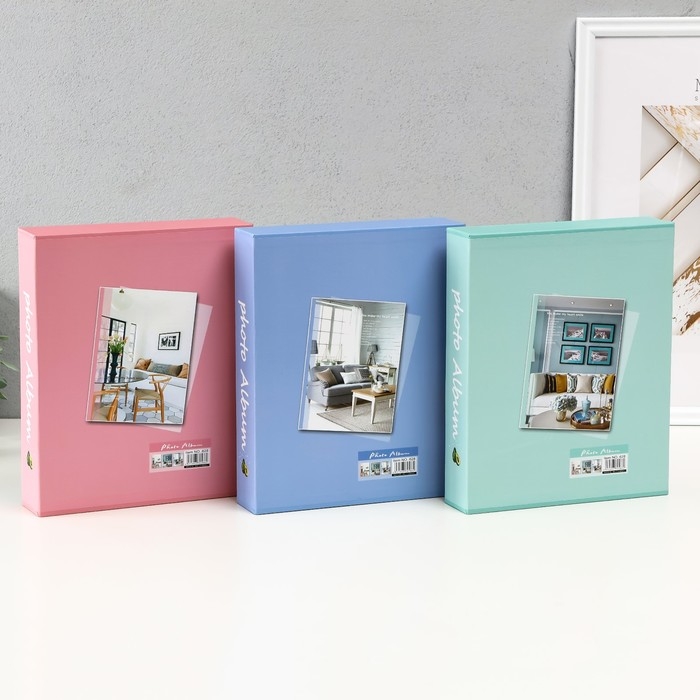Фотоальбом на 200 фото 10х15 см Фотоальбом на 200 фото 10х15 см "Современный интерьер" МИКС 21х5х26 см
