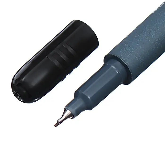 Маркер перманентный Berlingo, чёрный, двухсторонний, узел 1.0 мм/0.5 мм