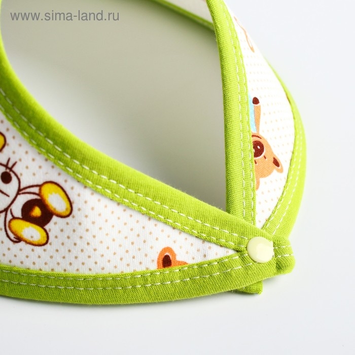 Нагрудник-бандана/слюнявчик для кормления непромокаемый на кнопке, для мальчика, МИКС Нагрудник-бандана/слюнявчик для кормления непромокаемый на кнопке, для мальчика, МИКС